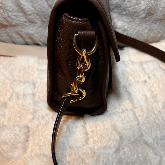 Michael Kors Brown Pebbled Leather Crossbody - Picture 4 of 8